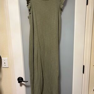 A Supply Olive Green Maxi Dress